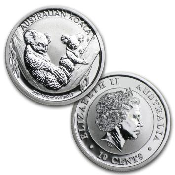 Australië Koala 2011 1/10 ounce silver